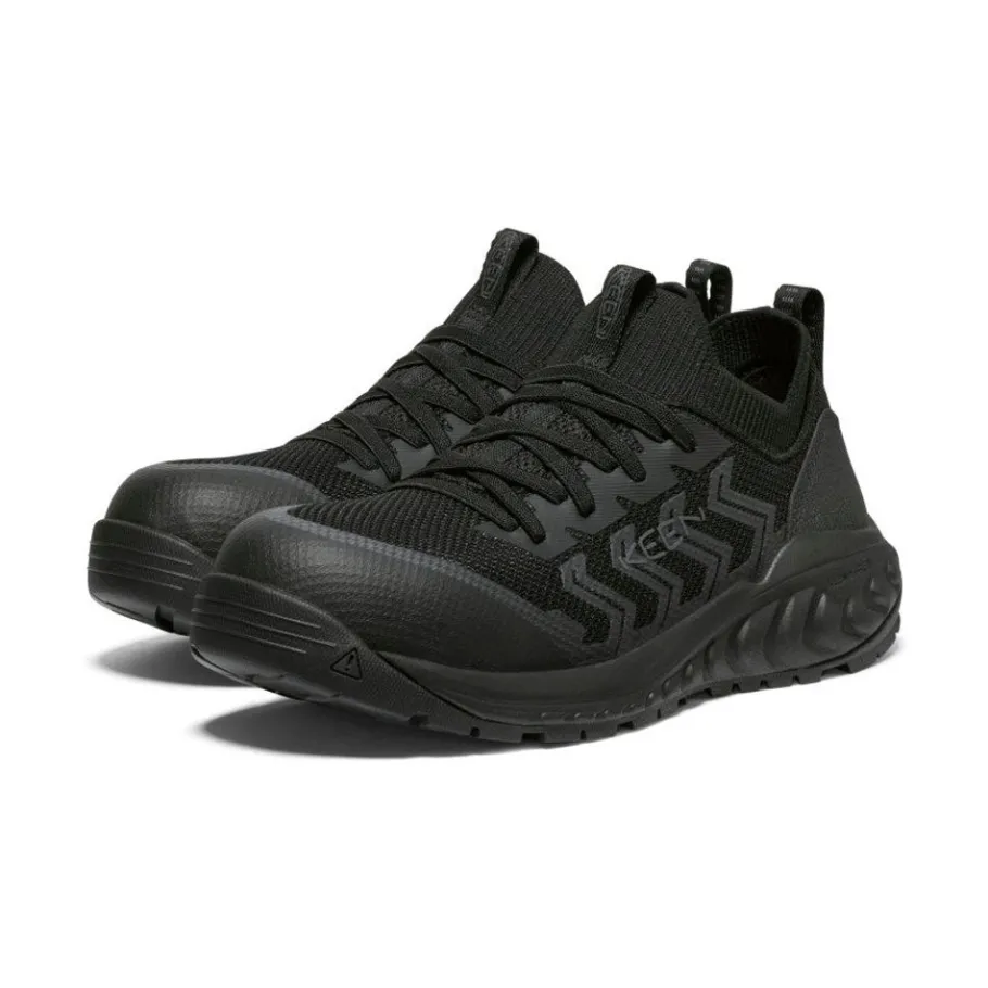 Women KEEN Work Boots & Shoes<Women'S Arvada Shift Work Sneaker (Carbon-Fiber Toe) | Black/Magnet