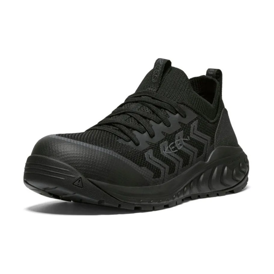 Women KEEN Work Boots & Shoes<Women'S Arvada Shift Work Sneaker (Carbon-Fiber Toe) | Black/Magnet