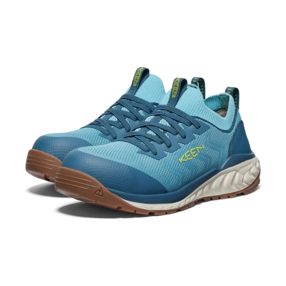 Women KEEN Work Boots & Shoes<Women'S Arvada Shift Work Sneaker (Carbon-Fiber Toe) | Reef Waters/Legion Blue