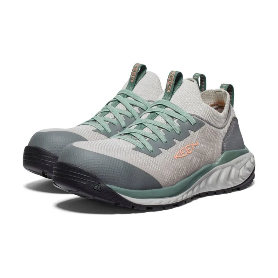 Women KEEN Work Boots & Shoes<Women'S Arvada Shift Work Sneaker (Carbon-Fiber Toe) | Steel Grey/Granite Green