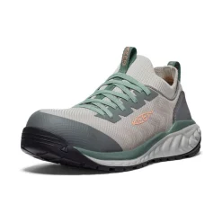 Women KEEN Work Boots & Shoes<Women'S Arvada Shift Work Sneaker (Carbon-Fiber Toe) | Steel Grey/Granite Green