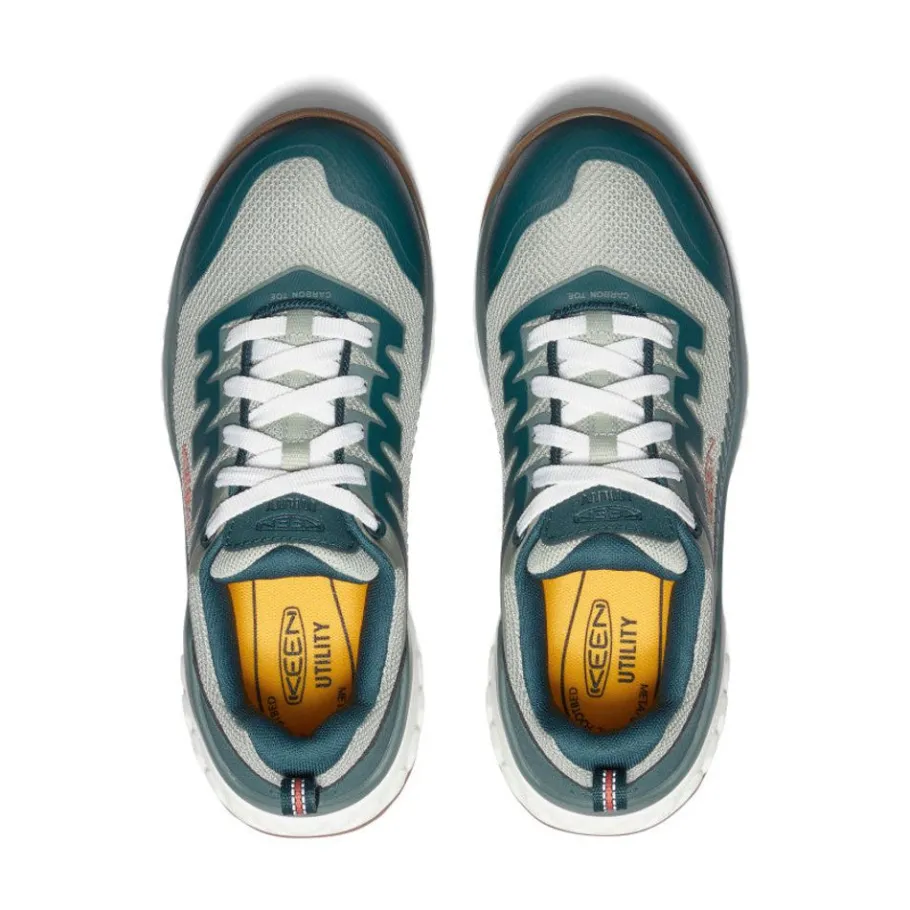 Women KEEN Work Boots & Shoes<Women'S Arvada Work Sneaker (Carbon-Fiber Toe) | Sea Moss/Desert Sage