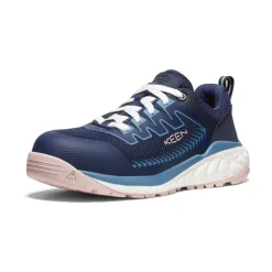 Women KEEN Work Boots & Shoes<Women'S Arvada Work Sneaker (Carbon-Fiber Toe) | Naval Academy/Peach Whip
