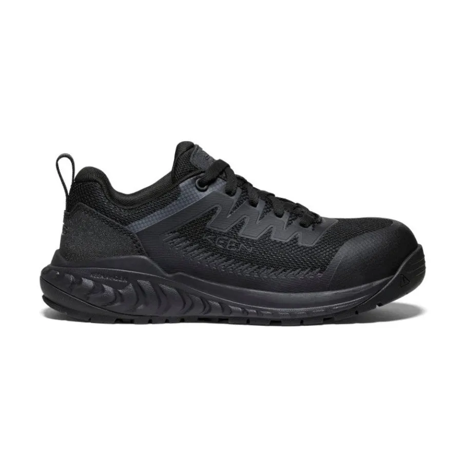 Women KEEN Work Boots & Shoes<Women'S Arvada Work Sneaker (Carbon-Fiber Toe) | Black/Black