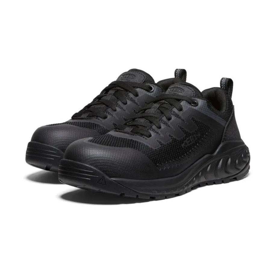 Women KEEN Work Boots & Shoes<Women'S Arvada Work Sneaker (Carbon-Fiber Toe) | Black/Black