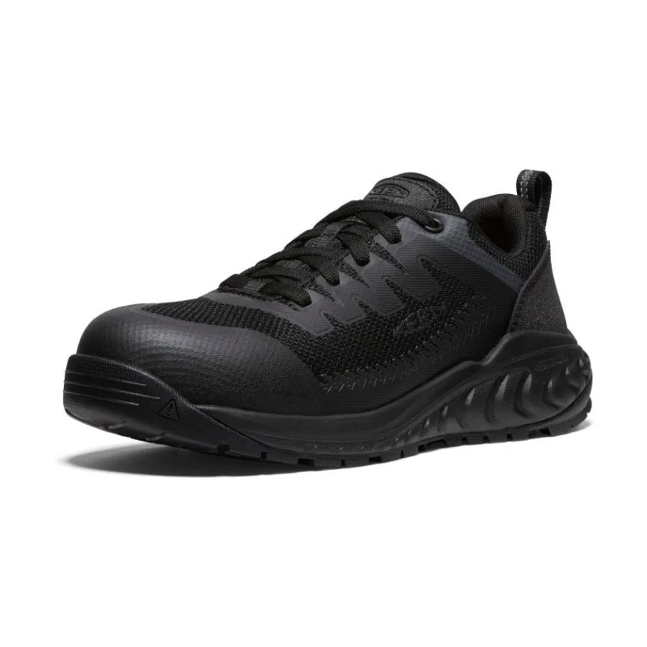 Women KEEN Work Boots & Shoes<Women'S Arvada Work Sneaker (Carbon-Fiber Toe) | Black/Black