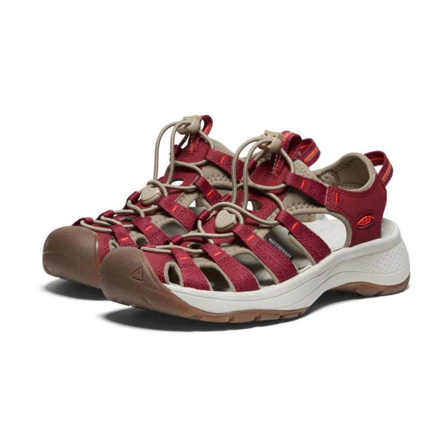 Women KEEN Sandals<Women'S Astoria West Sandal | Merlot/Scarlet Ibis