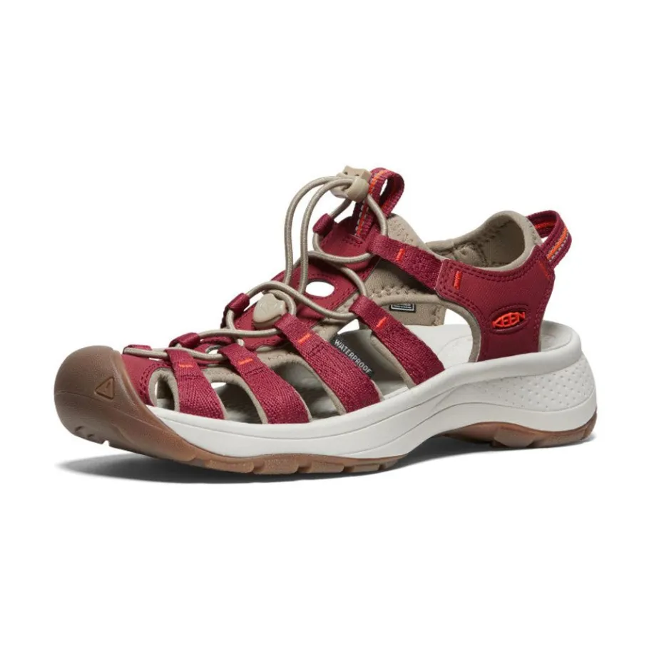 Women KEEN Sandals<Women'S Astoria West Sandal | Merlot/Scarlet Ibis