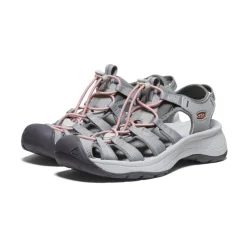 Women KEEN Sandals<Women'S Astoria West Sandal | Grey/Coral