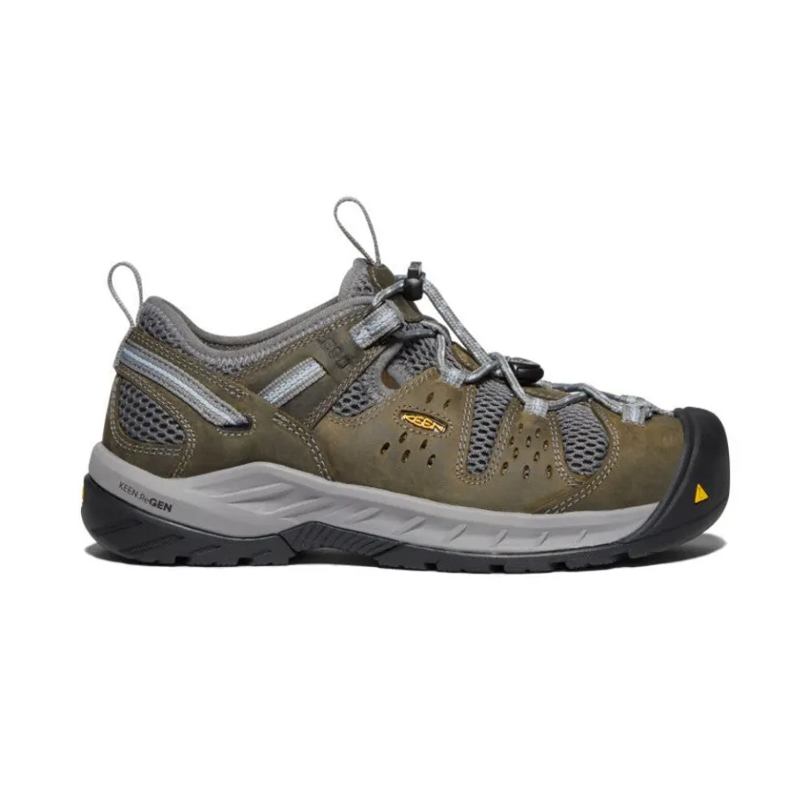 Women KEEN Work Boots & Shoes<Women'S Atlanta Cool Ii Esd (Steel Toe) | Gargoyle/Blue Fog