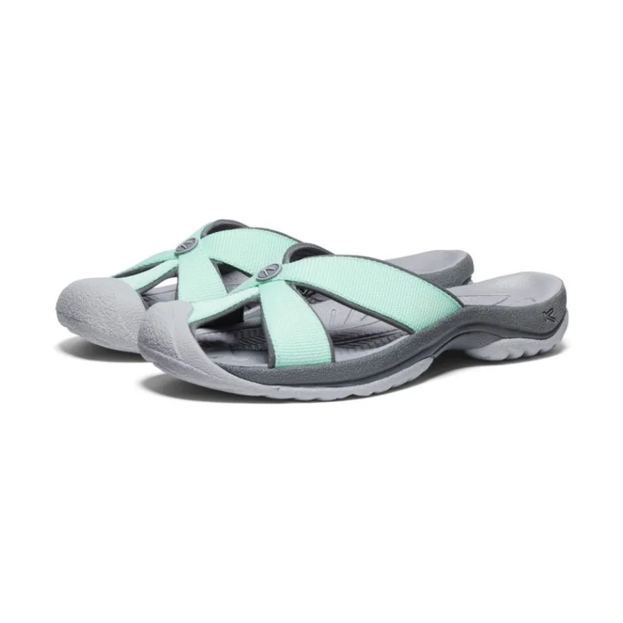 Women KEEN Slip-Ons<Women'S Bali Slide Sandal | Lichen/Steel Grey