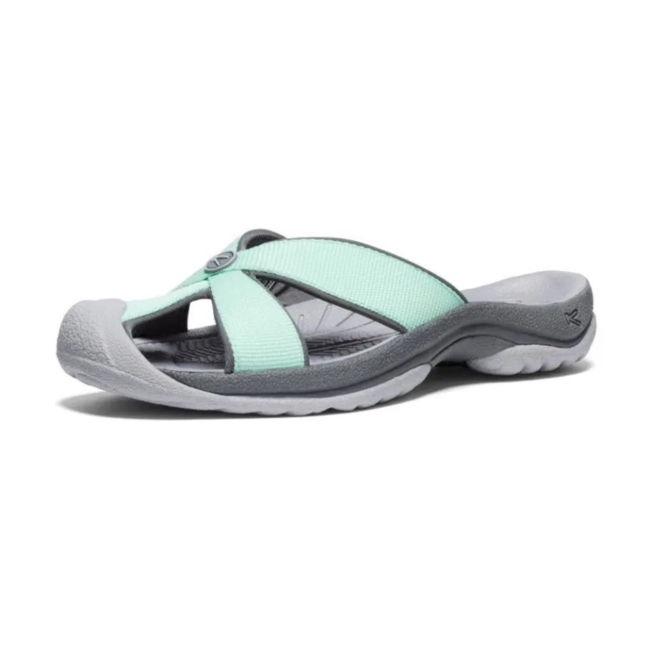 Women KEEN Slip-Ons<Women'S Bali Slide Sandal | Lichen/Steel Grey