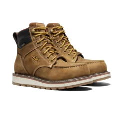 Women KEEN Work Boots & Shoes<Women'S Cincinnati 6" Waterproof Boot (Carbon-Fiber Toe) | Belgian/Sandshell