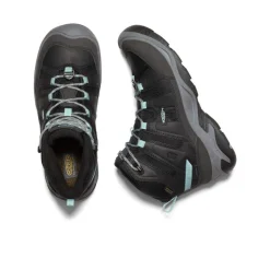 Women KEEN Boots<Women'S Circadia Polar Waterproof Boot | Black/Cloud Blue