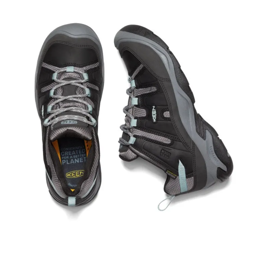 Women KEEN Shoes<Women'S Circadia Waterproof Shoe | Black/Cloud Blue