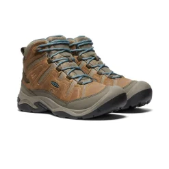 Women KEEN Boots<Women'S Circadia Waterproof Boot | Toasted Coconut/North Atlantic