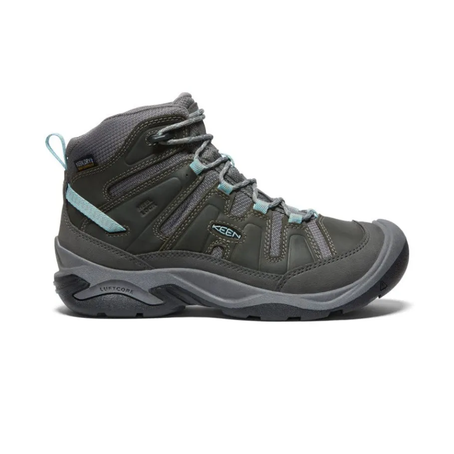 Women KEEN Boots<Women'S Circadia Waterproof Boot | Steel Grey/Cloud Blue