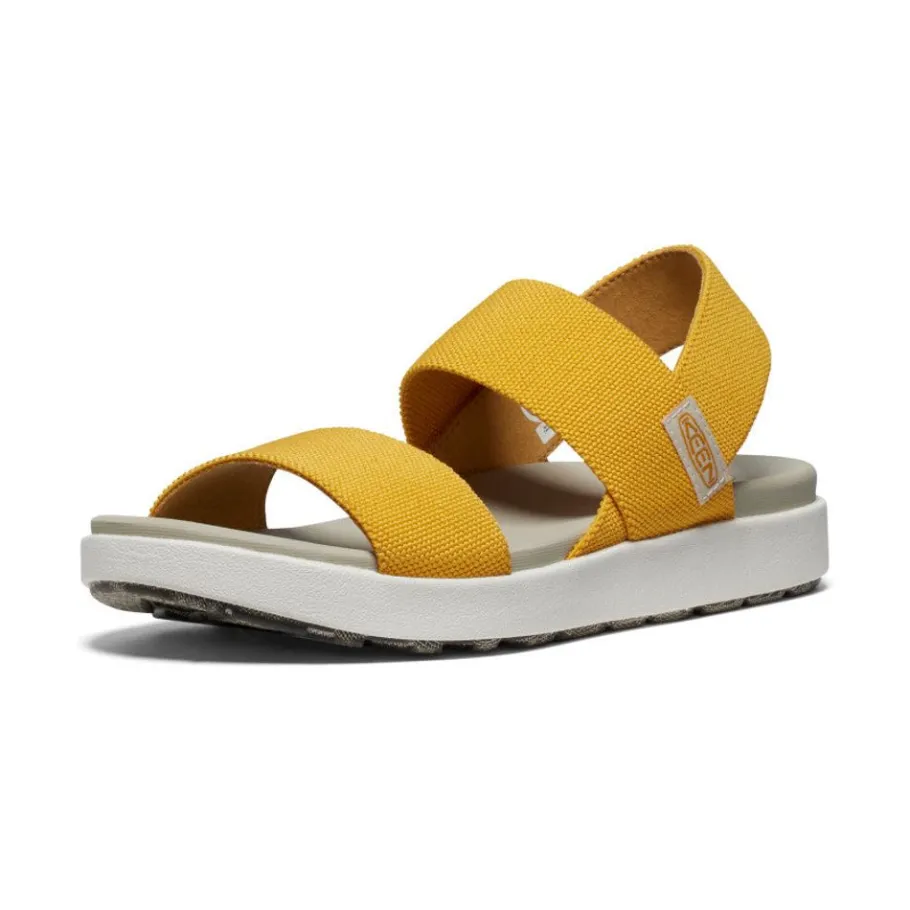 Women KEEN Sandals<Women'S Elle Backstrap Sandal | Golden Yellow/Star White