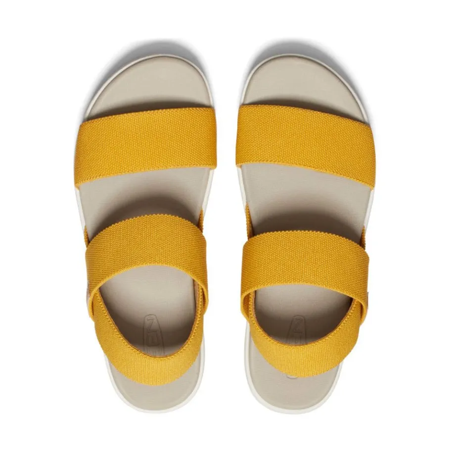 Women KEEN Sandals<Women'S Elle Backstrap Sandal | Golden Yellow/Star White