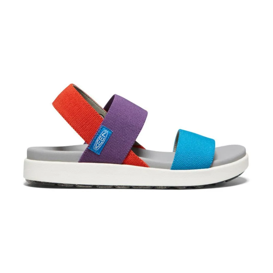 Women KEEN Sandals<Women'S Elle Backstrap Sandal | Charisma/Red Clay/Fjord Blue Tri-Tone