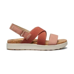 Women KEEN Sandals<Women'S Elle Criss Cross Sandal | Baked Clay/Cork