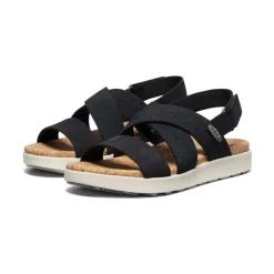 Women KEEN Sandals<Women'S Elle Criss Cross Sandal | Black/Birch