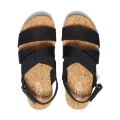 Women KEEN Sandals<Women'S Elle Criss Cross Sandal | Black/Birch