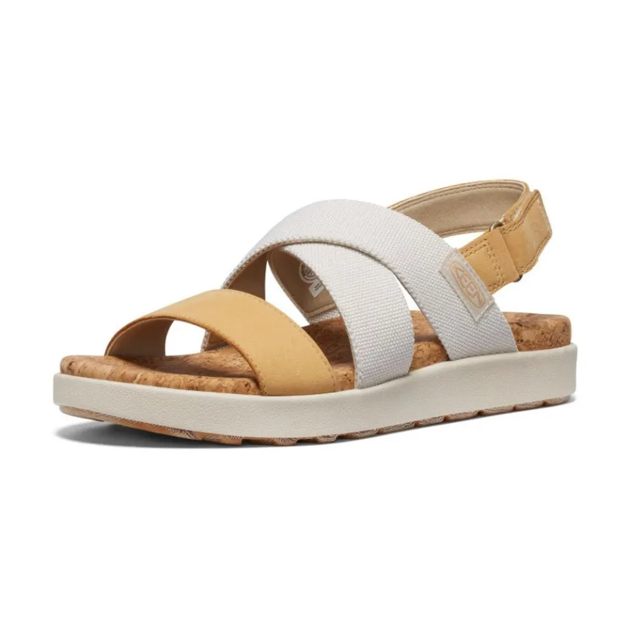 Women KEEN Sandals<Women'S Elle Criss Cross Sandal | Birch/Curry