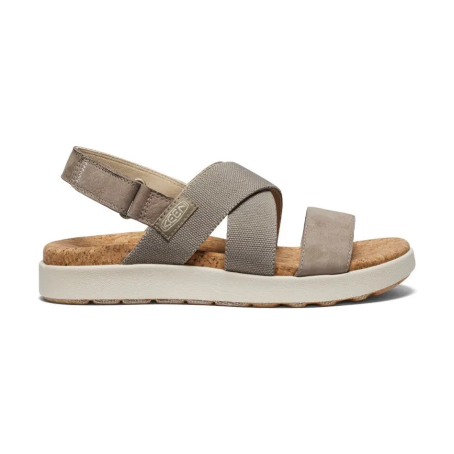 Women KEEN Sandals<Women'S Elle Criss Cross Sandal | Brindle/Birch