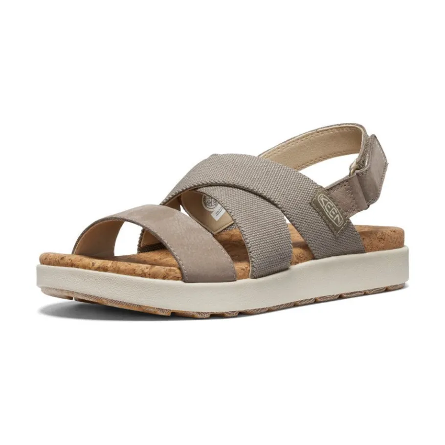 Women KEEN Sandals<Women'S Elle Criss Cross Sandal | Brindle/Birch