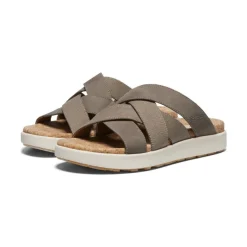 Women KEEN Slip-Ons<Women'S Elle Mixed Slide | Brindle/Birch