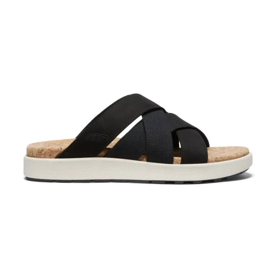 Women KEEN Slip-Ons<Women'S Elle Mixed Slide | Black/Birch