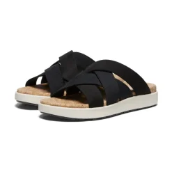 Women KEEN Slip-Ons<Women'S Elle Mixed Slide | Black/Birch