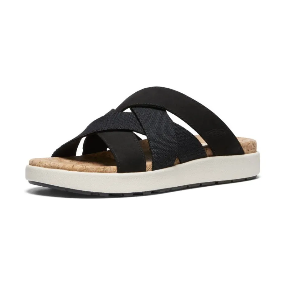 Women KEEN Slip-Ons<Women'S Elle Mixed Slide | Black/Birch