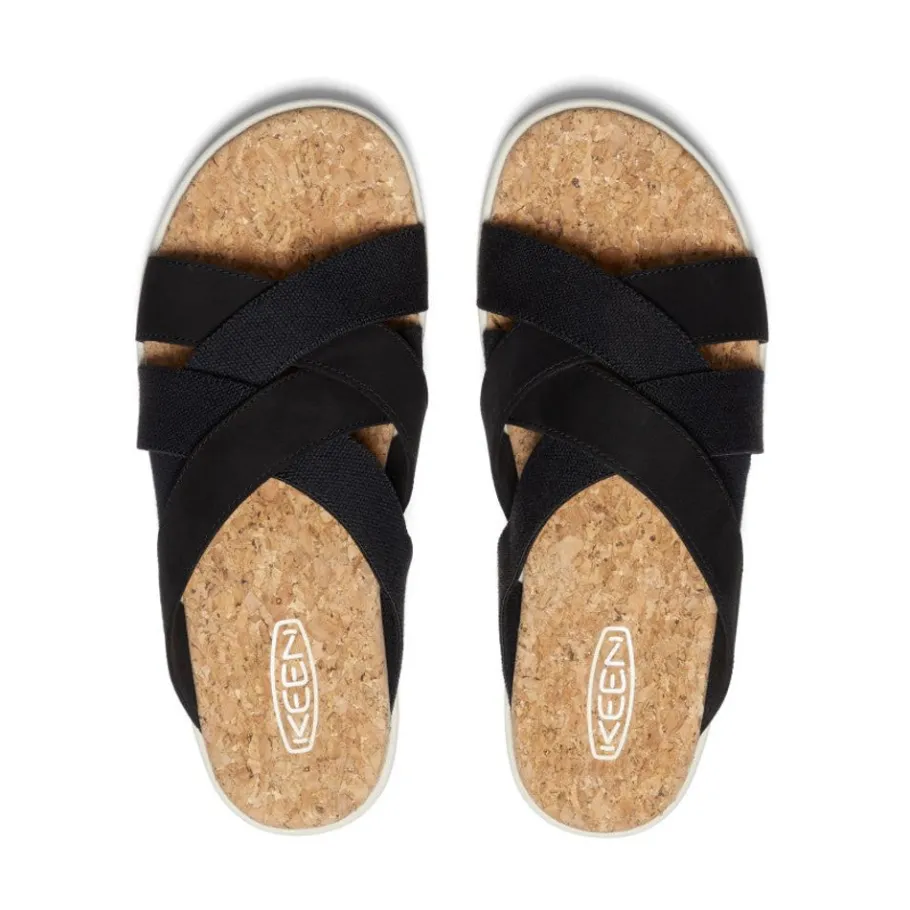 Women KEEN Slip-Ons<Women'S Elle Mixed Slide | Black/Birch