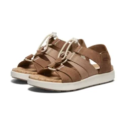 Women KEEN Sandals<Women'S Elle Mixed Strap Sandal | Toasted Coconut/Birch