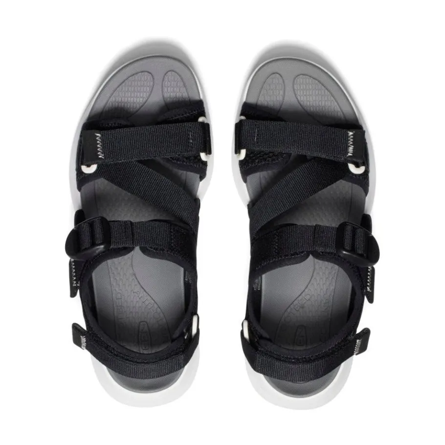 Women KEEN Sandals<Women'S Elle Sport Backstrap Sandal | Black/Steel Grey