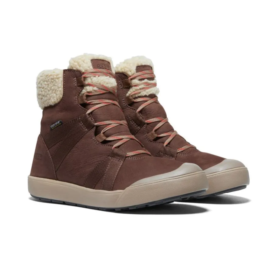 Women KEEN Boots<Women'S Elle Winter Waterproof Boot | Chestnut/Red Clay
