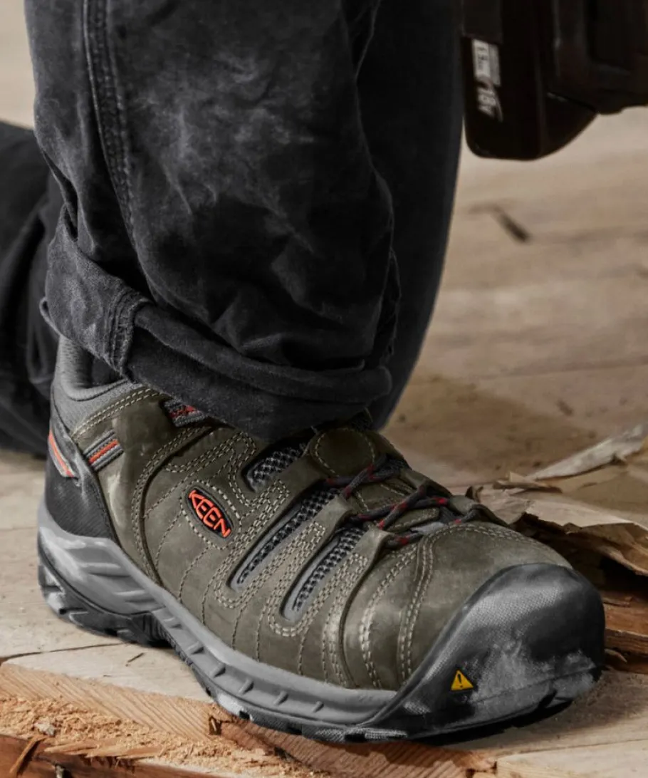 Women KEEN Work Boots & Shoes<Women'S Flint Ii (Steel Toe) | Cascade Brown/Surf Spray