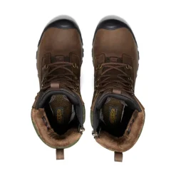 Women KEEN Boots<Women'S Greta Tall Waterproof Boot | Dark Earth/Green Plaid
