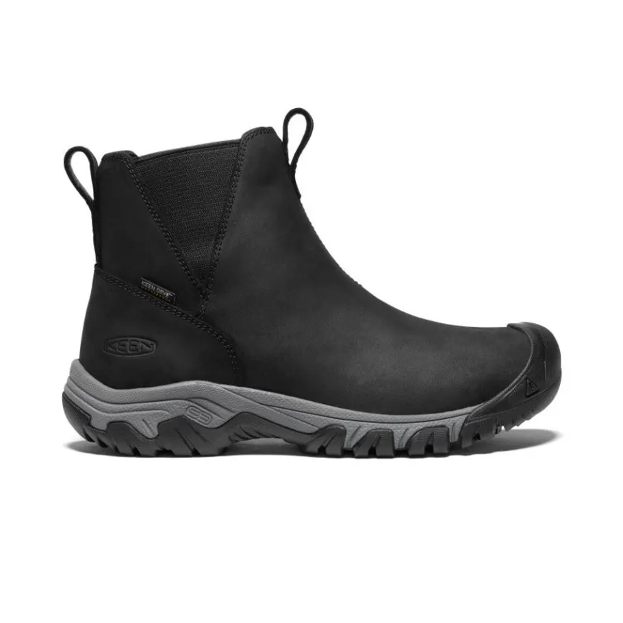 Women KEEN Slip-Ons<Women'S Greta Waterproof Chelsea | Black/Steel Grey