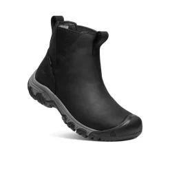 Women KEEN Slip-Ons<Women'S Greta Waterproof Chelsea | Black/Steel Grey