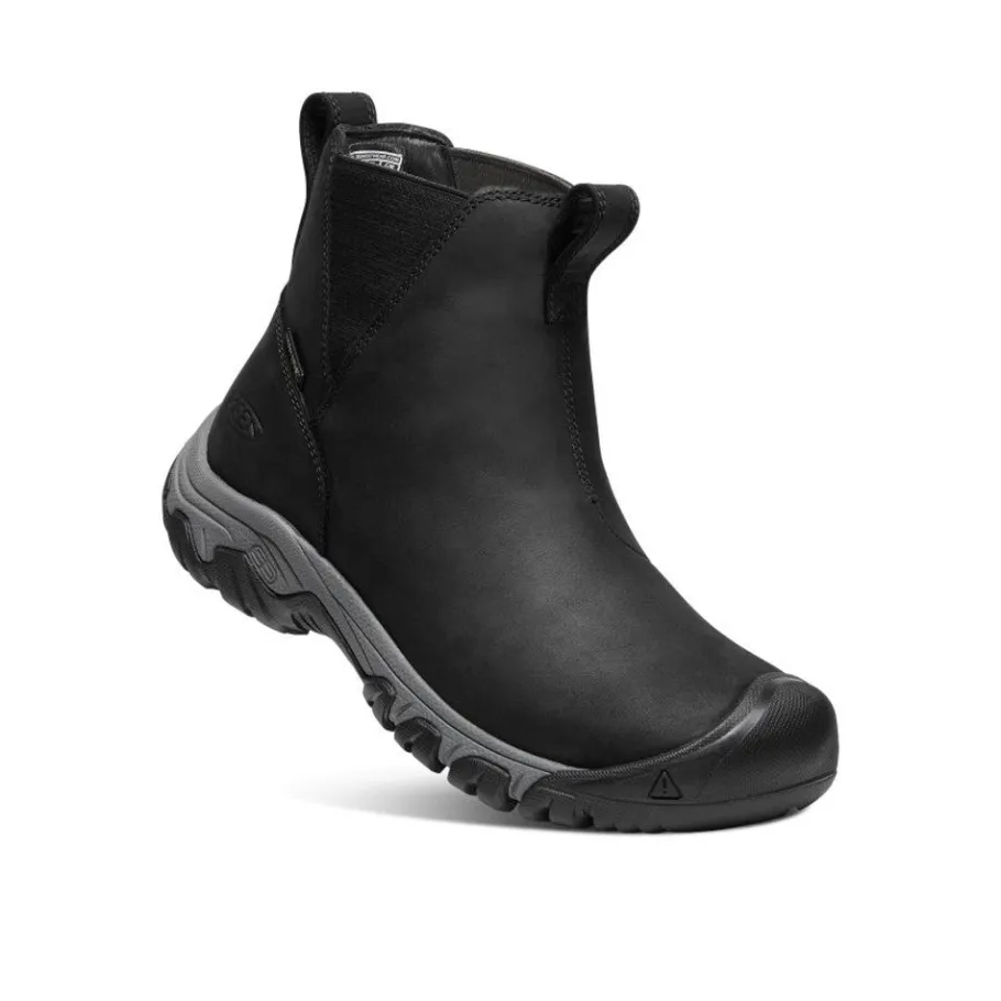 Women KEEN Slip-Ons<Women'S Greta Waterproof Chelsea | Black/Steel Grey