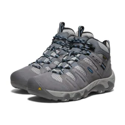 Women KEEN Boots<Women'S Headout Waterproof Hiking Boot | Steel Grey/Blue Heaven