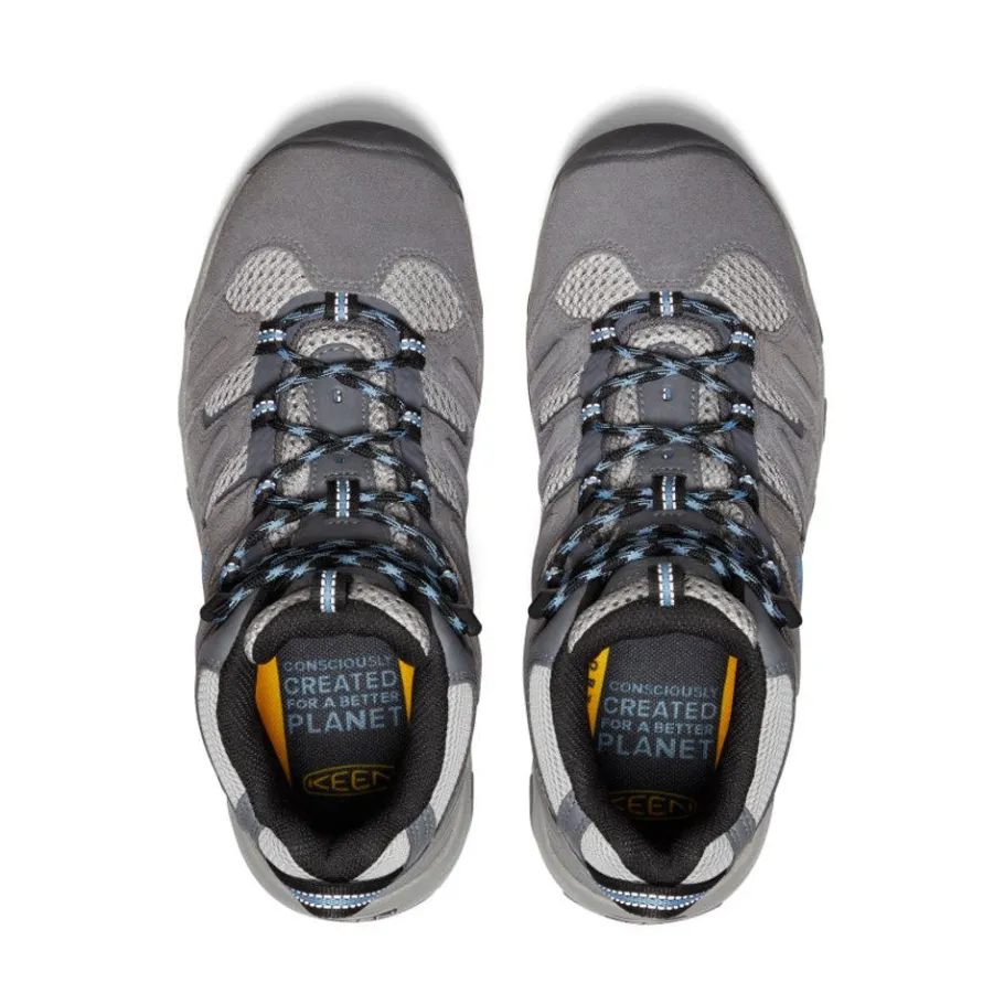 Women KEEN Boots<Women'S Headout Waterproof Hiking Boot | Steel Grey/Blue Heaven