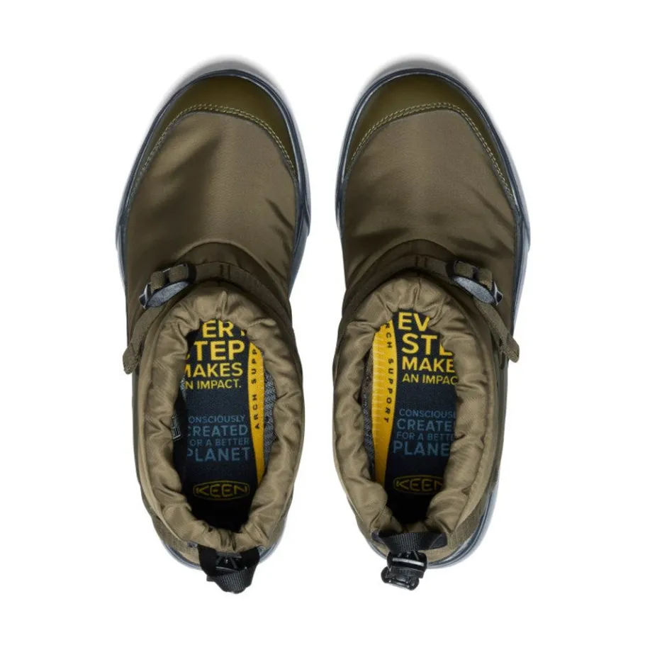Women KEEN Slip-Ons<Women'S Hoodromeo Waterproof Slip-On Boot | Dark Olive/Black