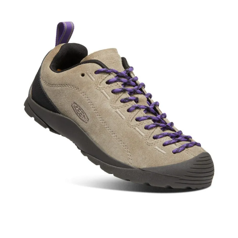 Women KEEN Shoes<Women'S Jasper Suede Sneakers | Brindle/Tillandsia Purple