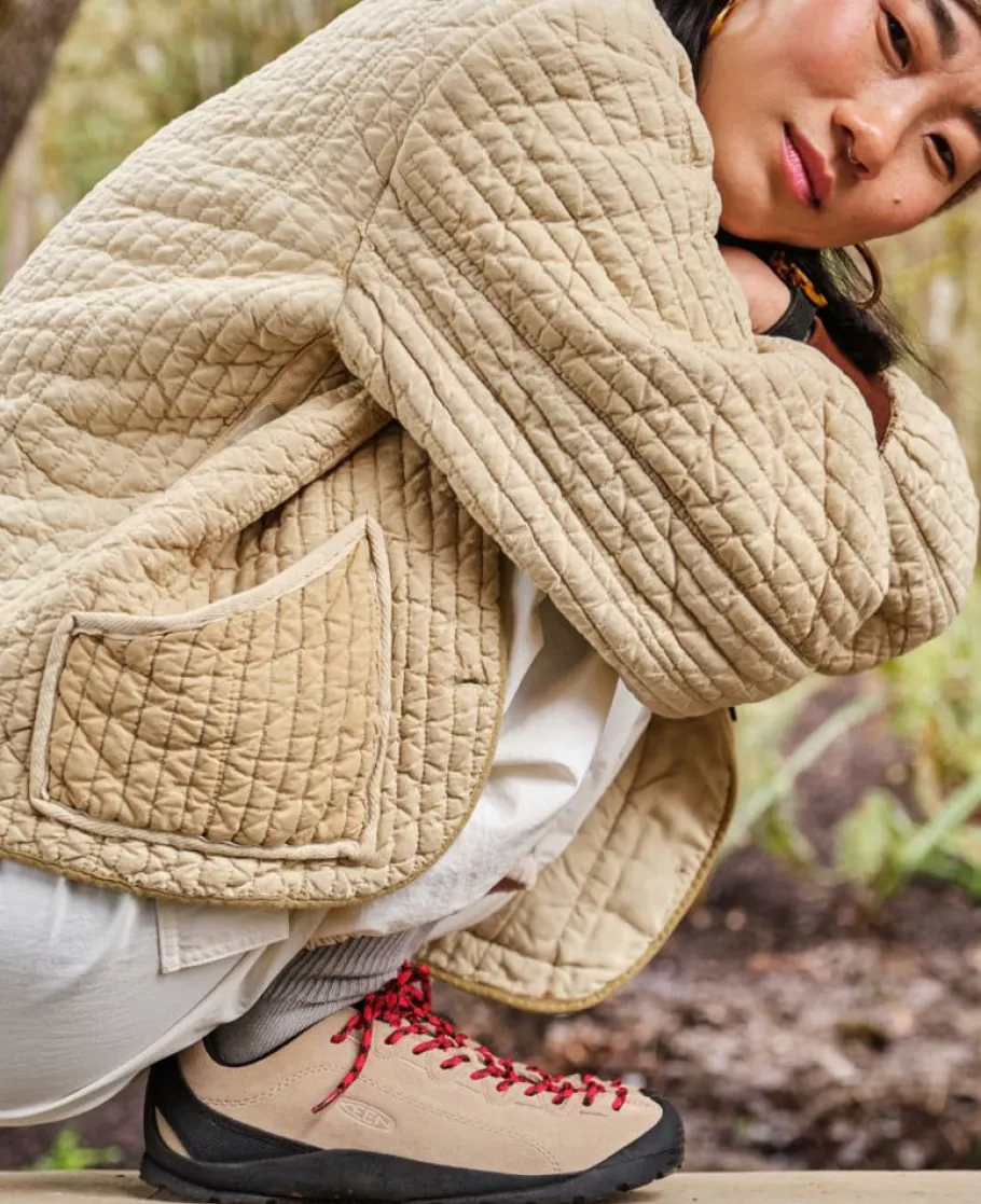 Women KEEN Shoes<Women'S Jasper Suede Sneakers | Brindle/Tillandsia Purple