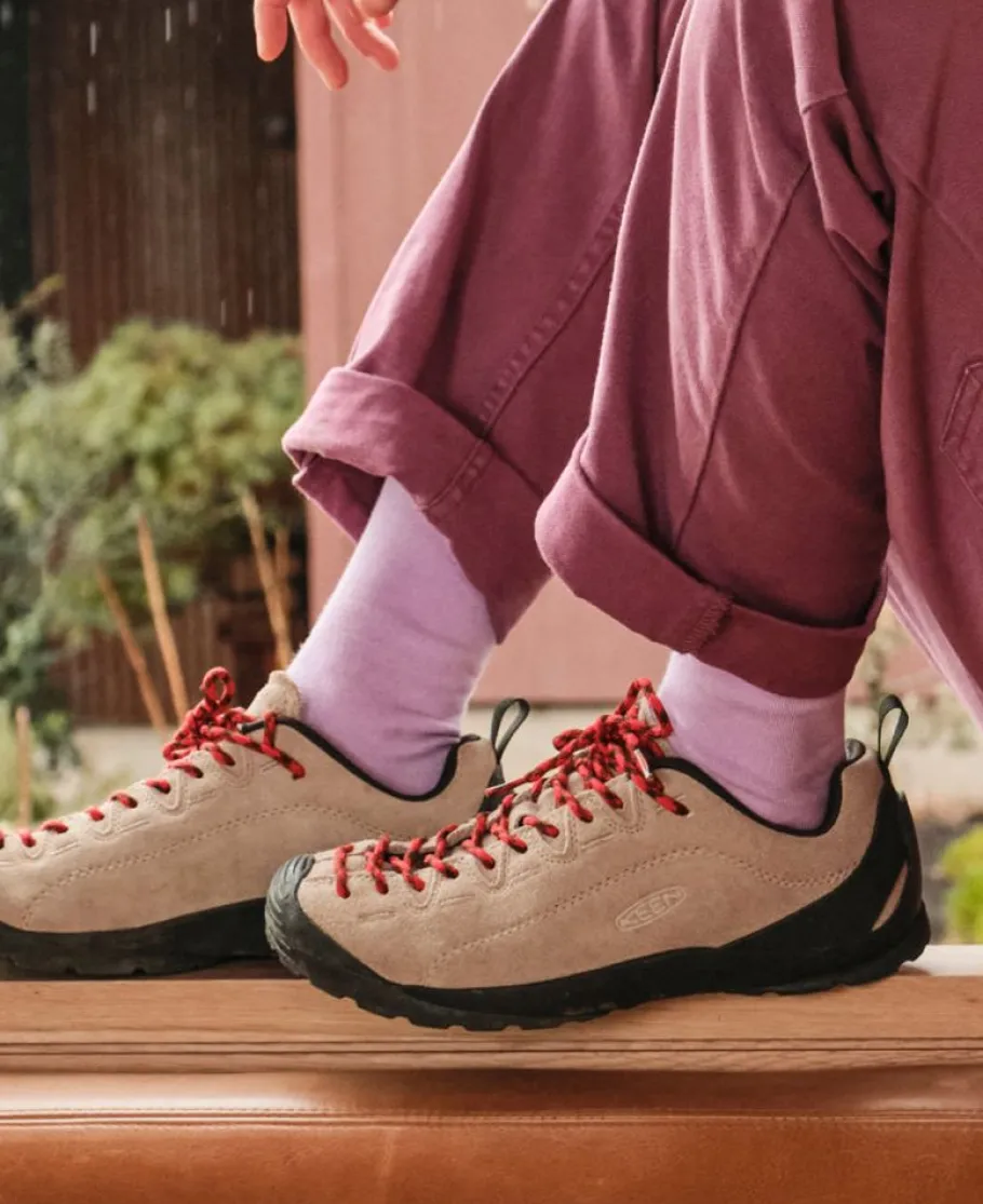Women KEEN Shoes<Women'S Jasper Suede Sneakers | Birch/Fawn
