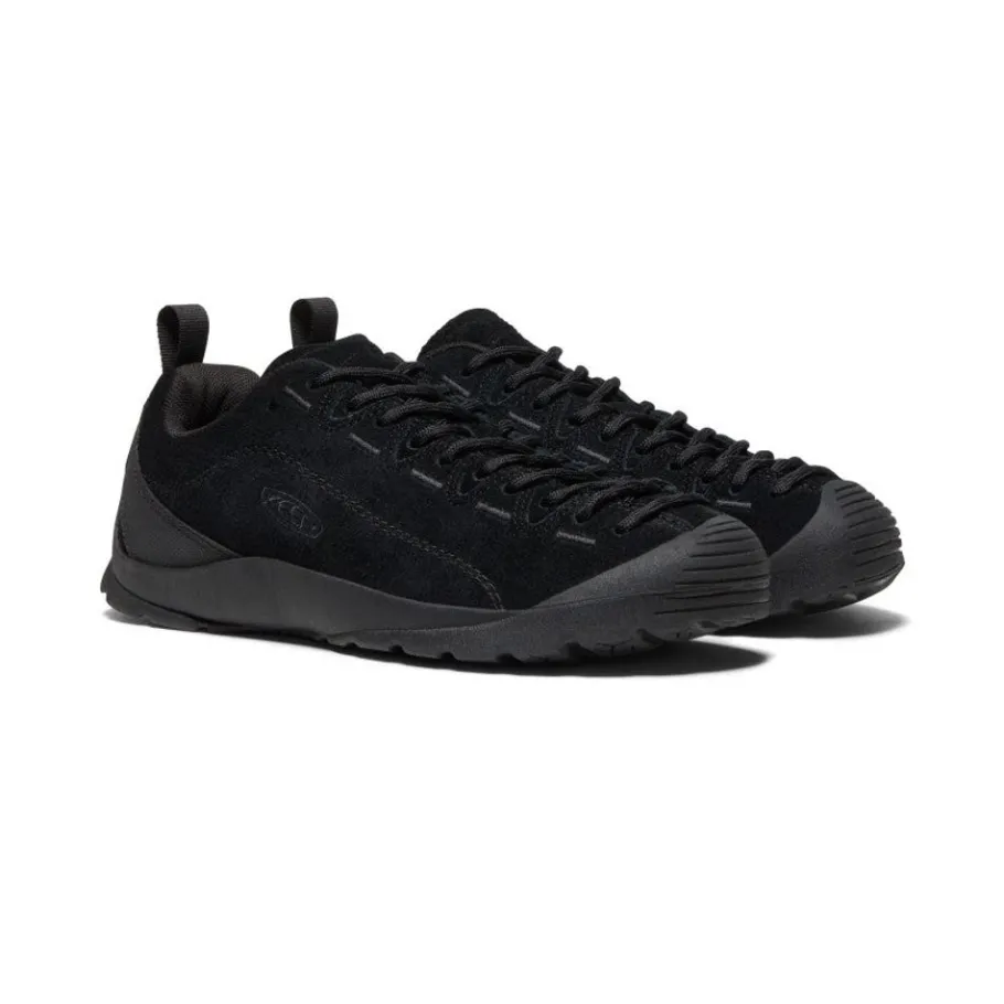 Women KEEN Shoes<Women'S Jasper Suede Sneakers | Hairy Black/Black